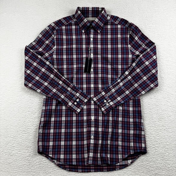 Holderness & Bourne Shirt Mens Large Multicolor The Andrews Check Button Down